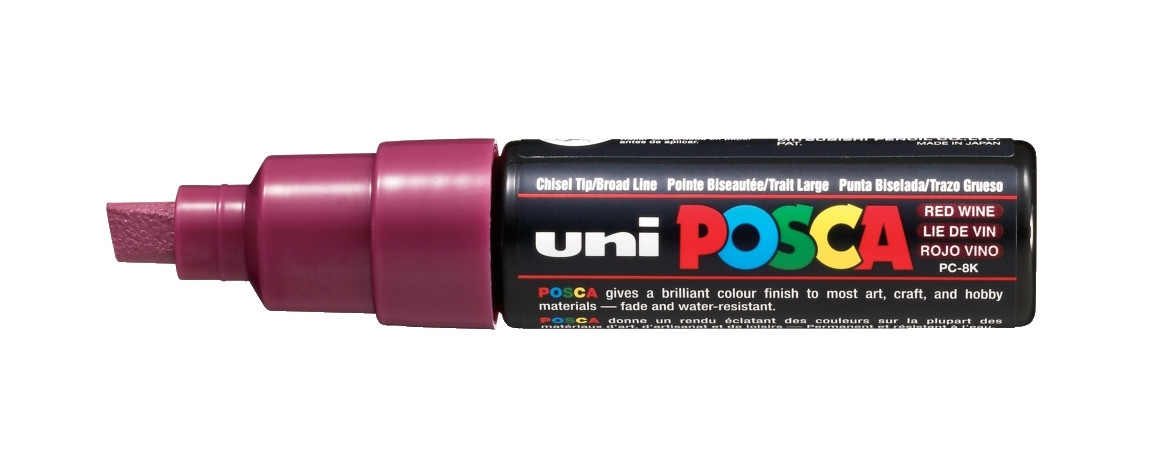 Marker Posca PC-8K nr 60 Uni ciemnoczerwony
