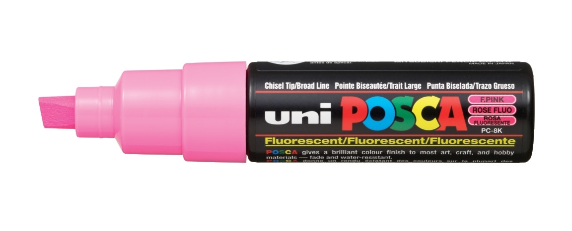 Marker Posca PC-8K nr f13 Uni fluo różowy