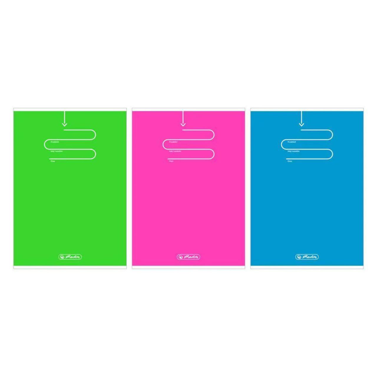 Zeszyt A5/60 w linię Color Blocking Herlitz