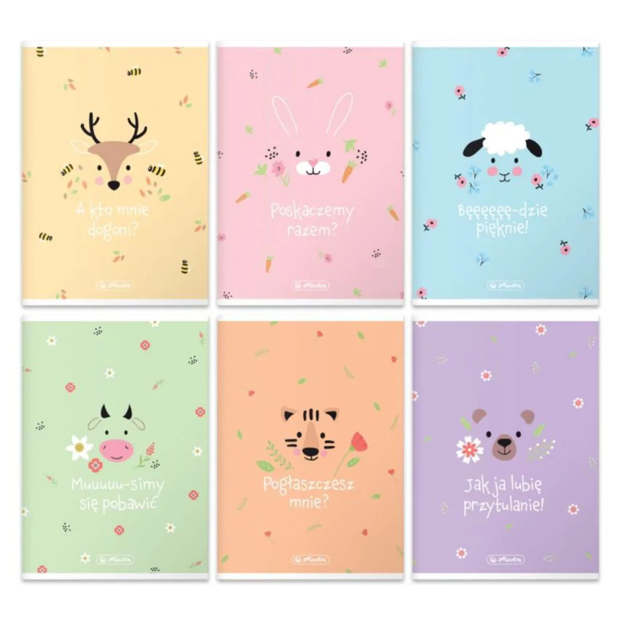 Zeszyt A5/16 w kratkę Pastel Cute Herlitz