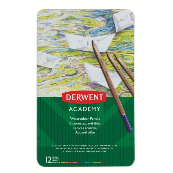Kredki akwarelowe Derwent Academmy 12 kolorów