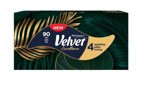 Chusteczki Velvet Excellence 4 warstwy 90szt.