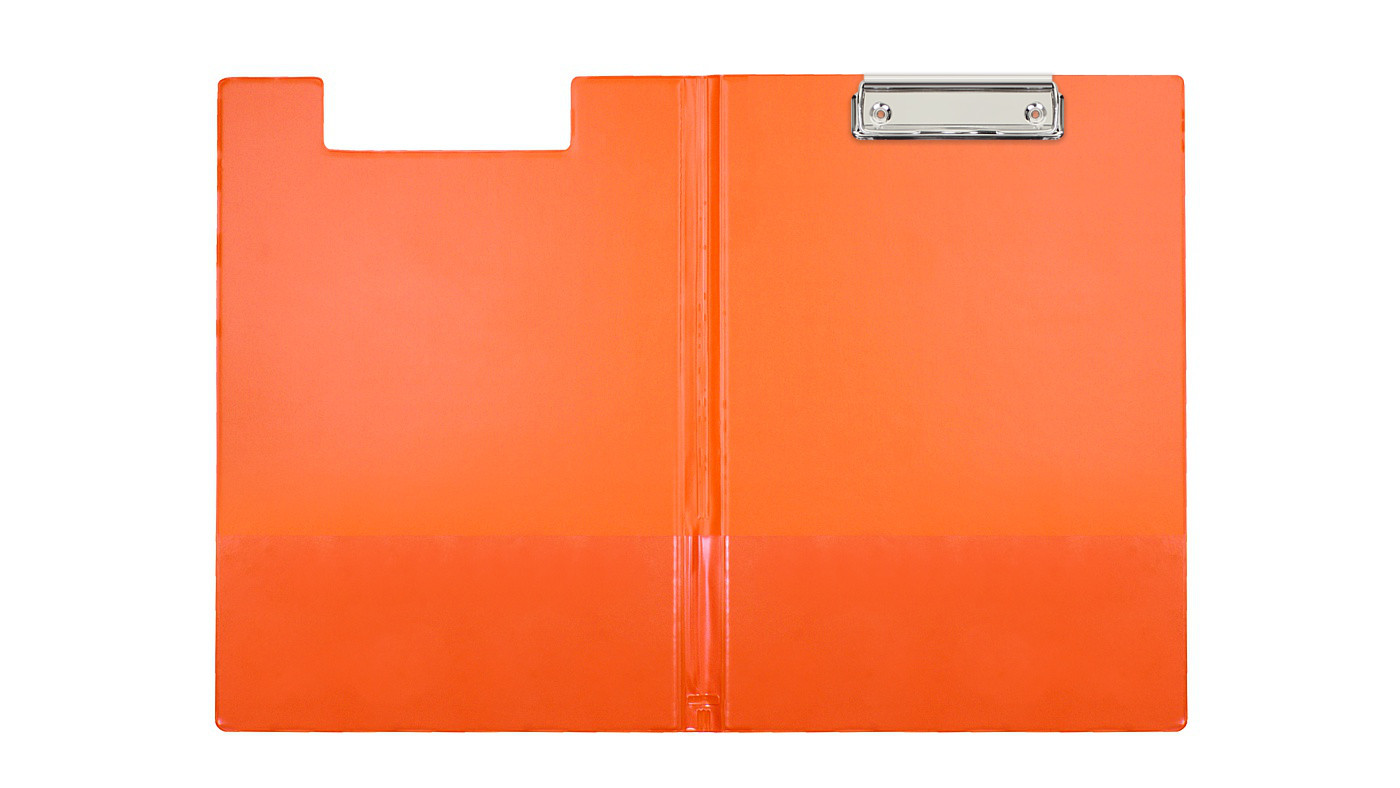 Teczka z klipem A4 New Colours Biurfol pomarańczowa