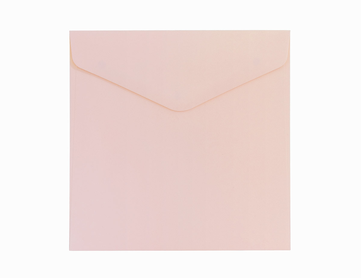 Koperta 160x160 mm różowy satynowany 130g/10szt. Argo
