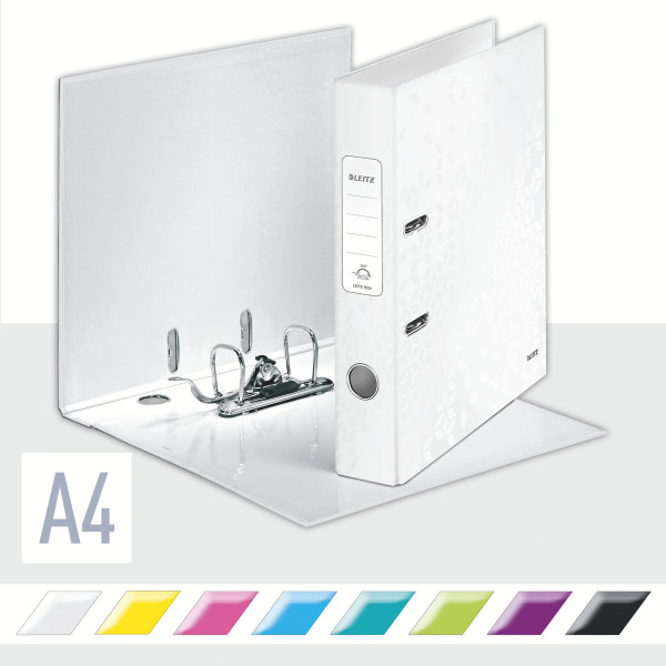 Segregator Leitz WOW A4/50 180ST perłowy biały