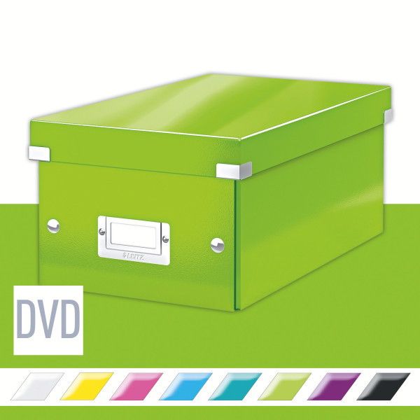 Pudełko na DVD Leitz Click & Store WOW zielone