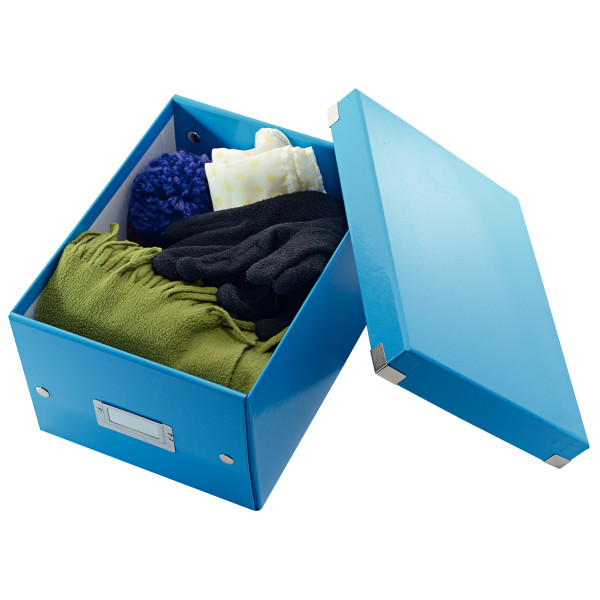 Pudło uniwersalne Leitz Click&Store WOW niebieskie
