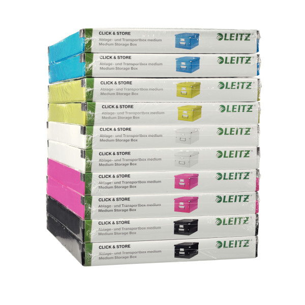Pudło uniwersalne Leitz Click&Store WOW niebieskie