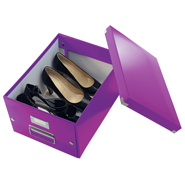 Pudło uniwersalne  Leitz Click&Store Wow fioletowe