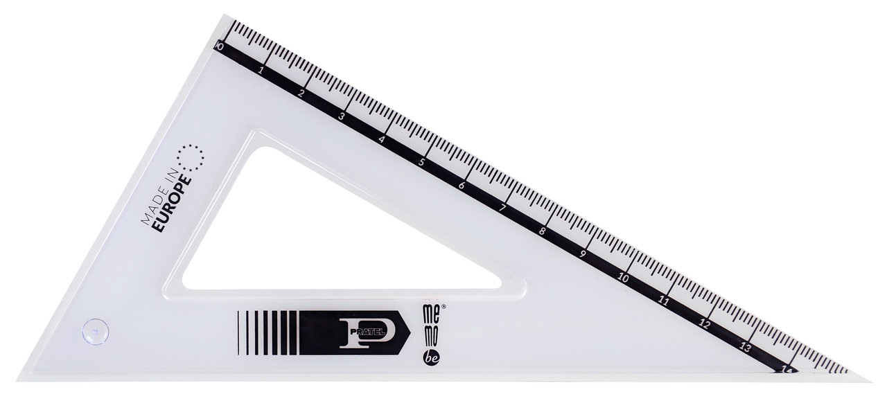 Zestaw kreślarski z linijką 16cm MemoBe Pratel