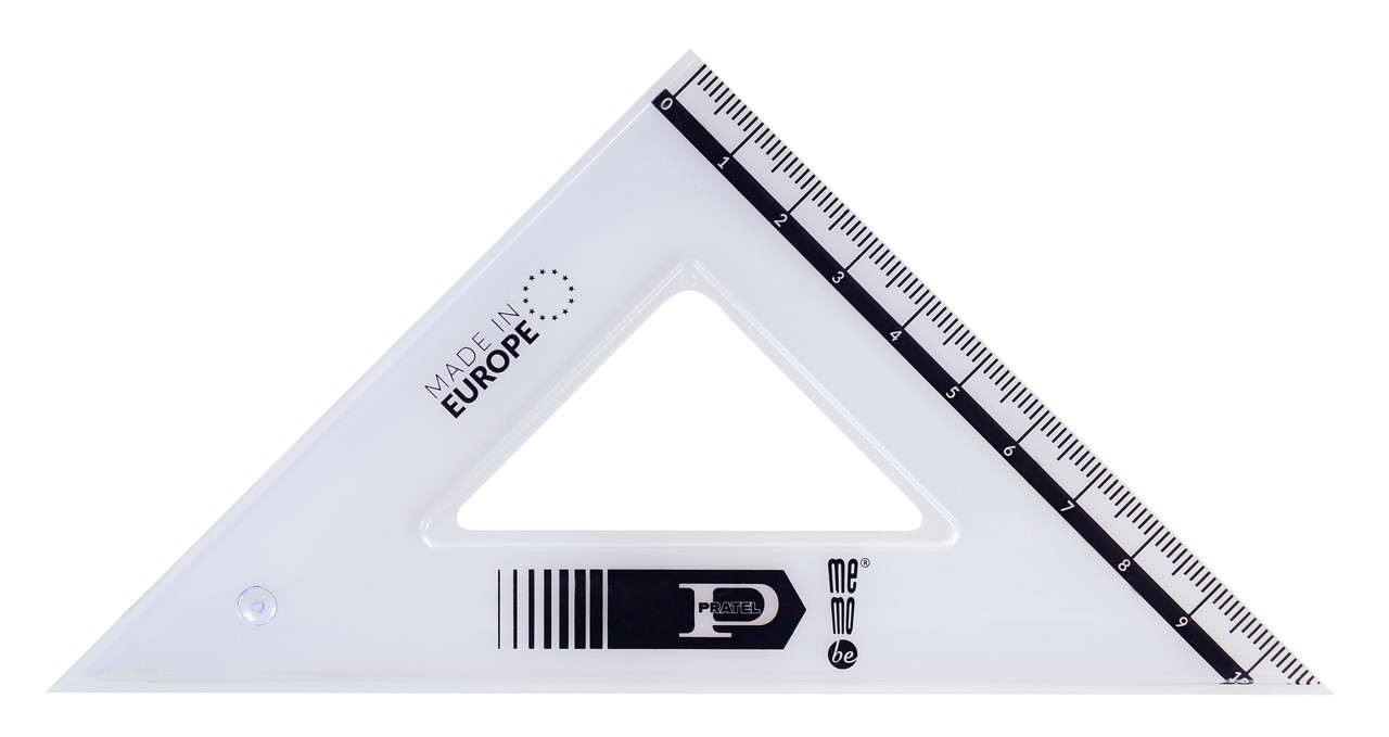 Zestaw kreślarski z linijką 16cm MemoBe Pratel