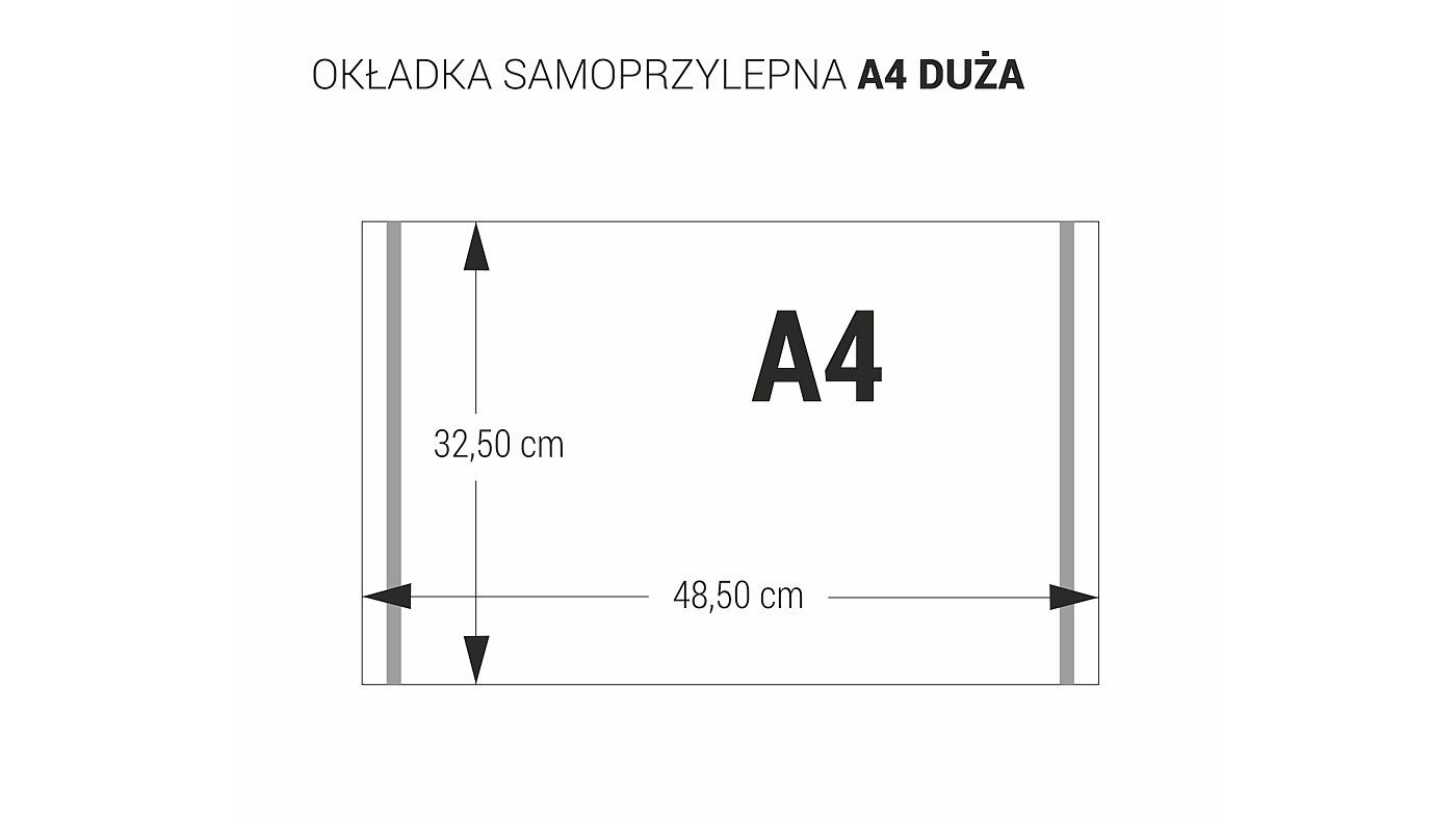 Okładka na podręczniki A4/25szt. samoprzylepna Biurfol