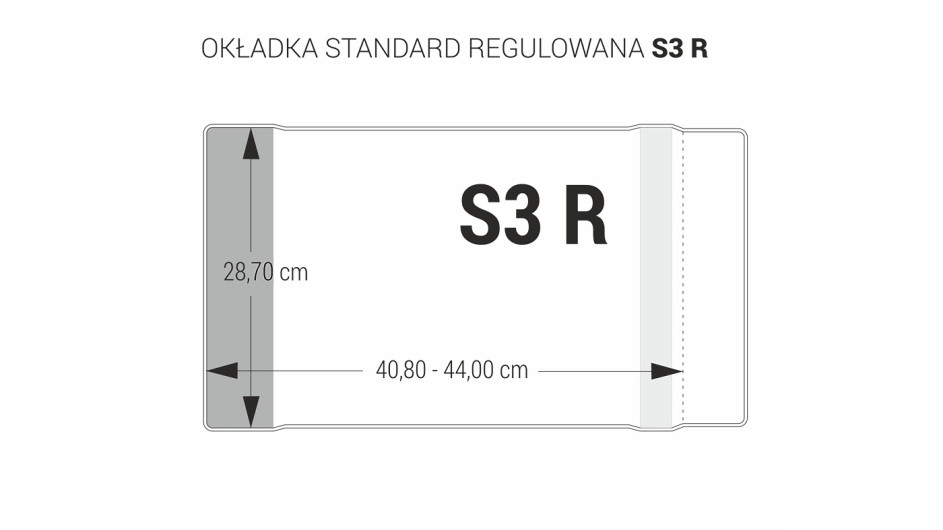 Okładka regulowana 25szt. standard Biurfol