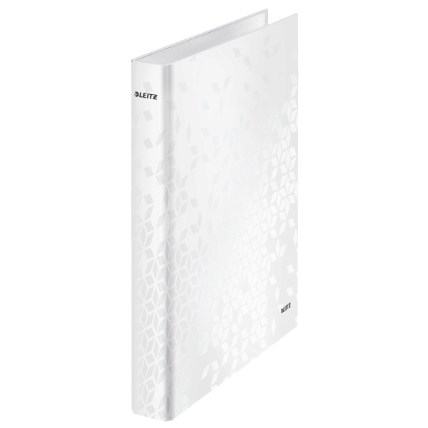 Segregator 4-ringowy A4/25 Leitz Wow laminowany biały