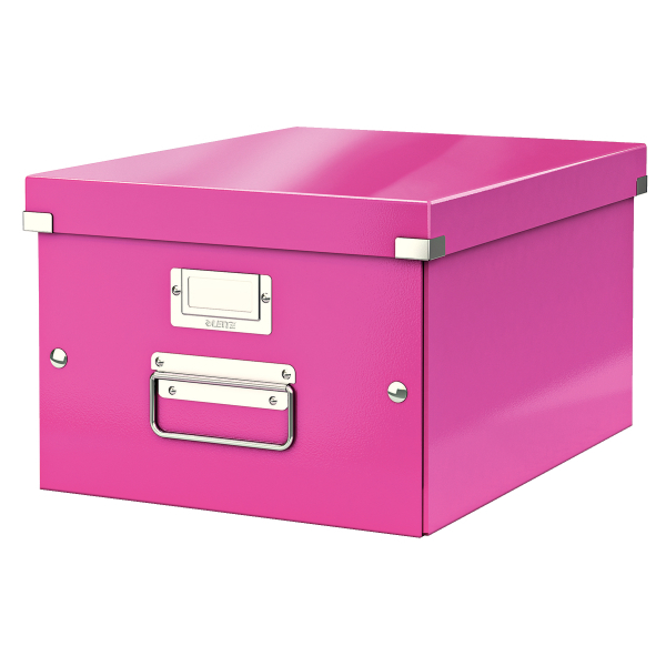 Pudło uniwersalne Leitz Click&Store WOW różowe