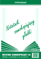 Notatnik samokopiujący (gładki) Typograf A5