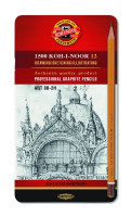 Ołówek techniczny Koh-I-Noor zestaw 8B-2H 12szt.
