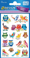 Naklejki Z-Design Creative Papierowe Ptaki 57512 Avery