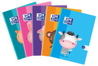 Zeszyt w podwójną linię A5/16 Oxford Kids mix kolorów