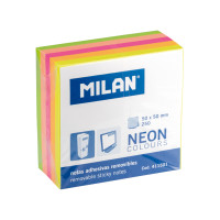 Karteczki NEON mix mini kostka 50x50, 250 szt. 411501 Milan