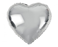 Balon foliowy Serce srebrne 18" FG-S36SR GoDan