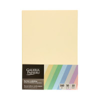 Karton ozdobny A4 (50) Gładki mix pastelowy satynowany 160g/m2 Argo 205510