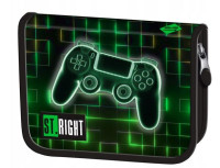 Piórnik dwuklapkowy bez wyposażenia PC-03 STRIGHT Neon Pad Majewski