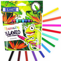 Pisaki zmywalne Bianco 12kol Kamet