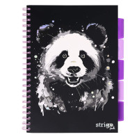 Kołozeszyt A4/100k. kr Project Book Panda 80g Strigo PADS021 WPC