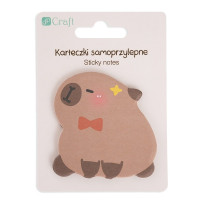 Karteczki samoprzylepne 6,2x6cm 30k - Kapibara Muszka DPCA-019 Dalprint