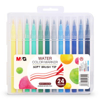Flamastry artystyczne pędzelkowe 24 kol.1-4 mm wodne Staedtler MG ACP92169