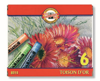 Pastele suche Koh-I-Noor Toison Dor 6 kolorów