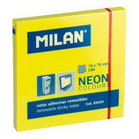 Karteczki samoprzylepne Neonowe 76x76 100szt. Milan