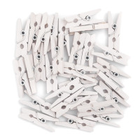 Mini Klamerki - White (30szt.) CEOZ-145 Dalprint