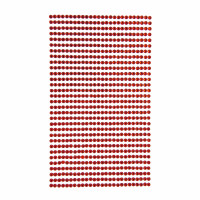 Kryształki samoprzylepne 3 mm (806 szt.) Czerwone GRKR-043 Dalprint