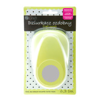 Dziurkacz ozdobny 6,3 cm Kółko z falbanką  JCDZ-125-109 Dalprint