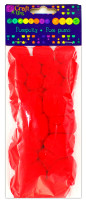 Pompony akrylowe Czerwone (24 szt.) KSPO-016 Dalprint
