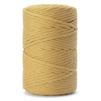 Sznurek bawełniany skręcany 5mm/100m ciemno żółty LIN-5-100-154 Dalprint