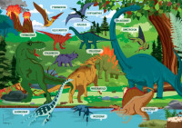 Podkład biurkowy Dinozaury Henry